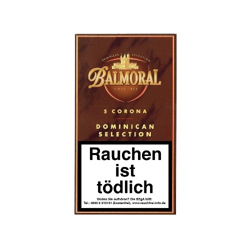 Balmoral Dominican Corona 5 Zigarren