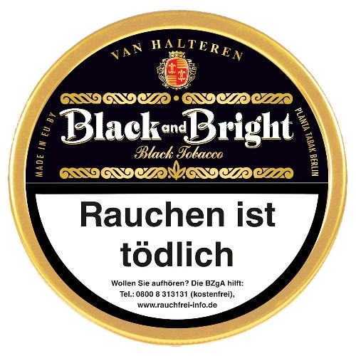 Pfeifentabak Van Halteren Black & Bright 100 Gramm