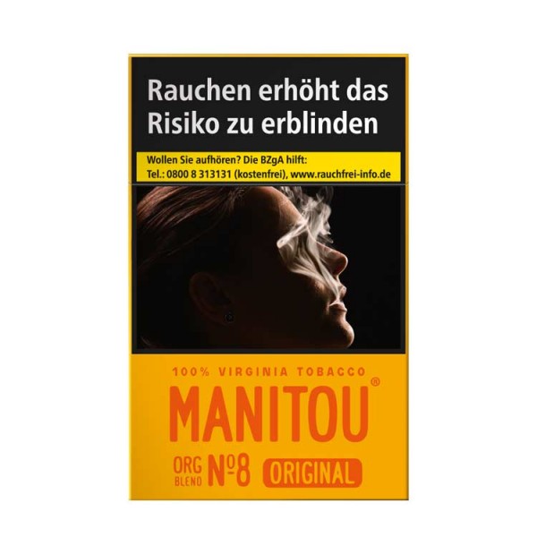 Manitou Zigaretten Org Blend No.8 ohne Zusätze (10x20)