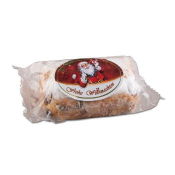 Weihnachts-Christstollen Mini Bratapfel 80 g – mit festlichem Aufdruck