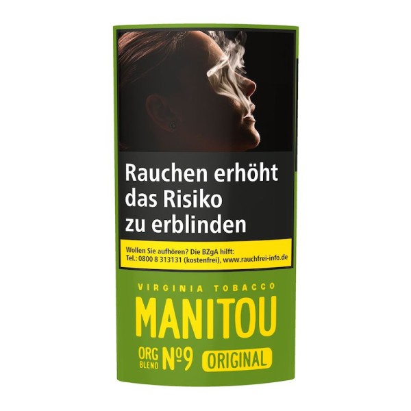 Grün Manitou Zigarettentabak Org Blend No.9 30 Gramm (POUCH)