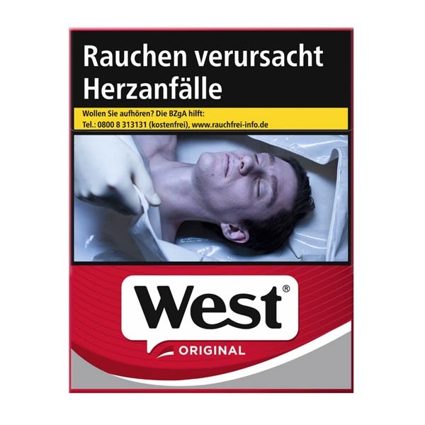 West Zigaretten Red King Size Filter 6x50 Tabak Borse24 De