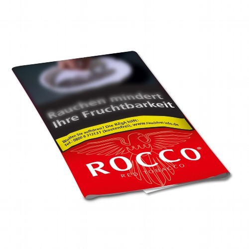 POUCH Zigarettentabak Rocco Red 38 Gramm ( Rot )