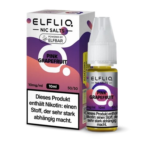 E-Liquid Nikotinsalz ELFBAR Elfliq Pink Grapefruit 10mg