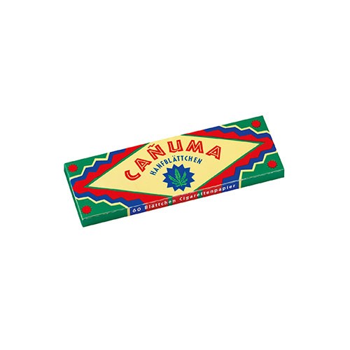 Zigarettenpapier Canuma Hanfblatt 50 Heftchen à 60 Blättchen