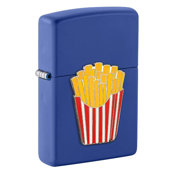 ZIPPO royal blue matt Foodie Fries 2008116