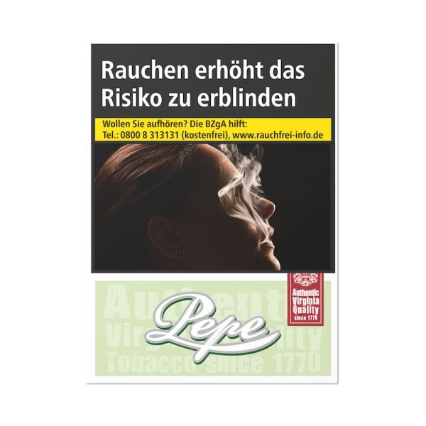 PEPE Zigaretten Bright Green Maxi (8x30)