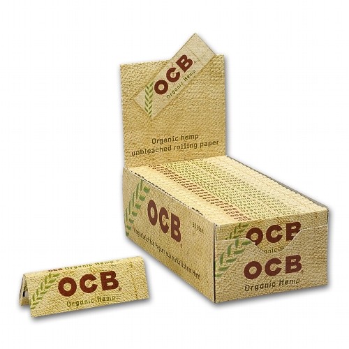 5 Heftchen à 50 Blättchen Zigarettenpapier OCB Organic Hemp