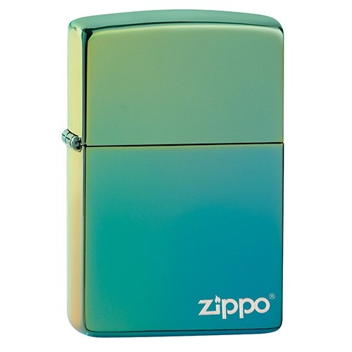 ZIPPO teal poliertÃae Zippo Logo 60005223