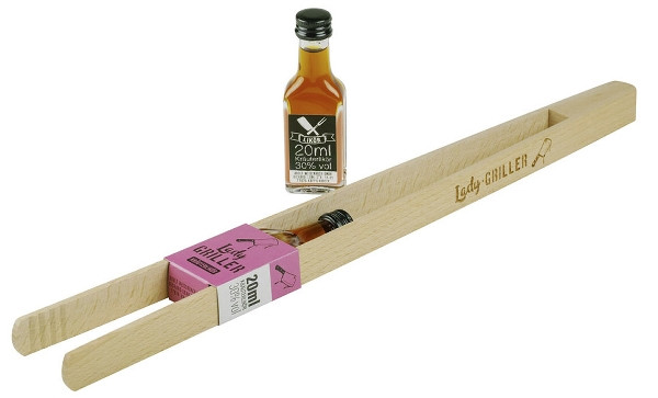 Likör WEISENBACH Lady Griller mit Grillzange 30 % Vol.