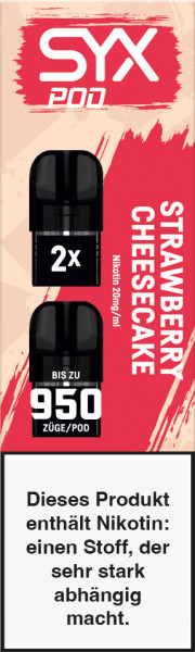 SYX | Strawberry Cheesecake | Liquid Pod | 20mg | 2er Pack