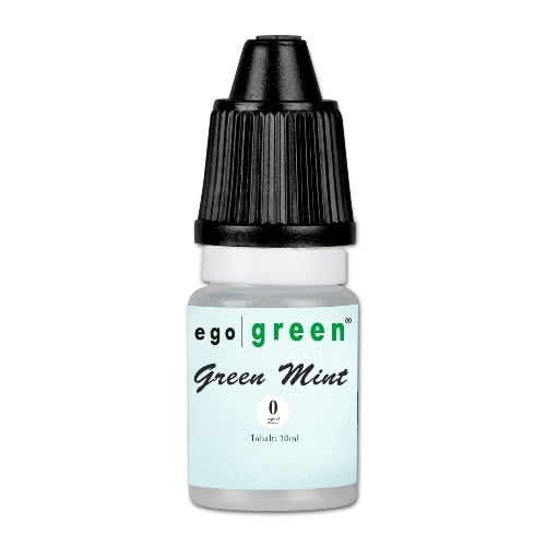 E-Liquid egogreen Green Mint nikotinfrei Flasche 10 ml