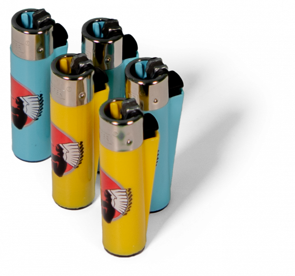 5x American Spirit Clipper Feuerzeuge
