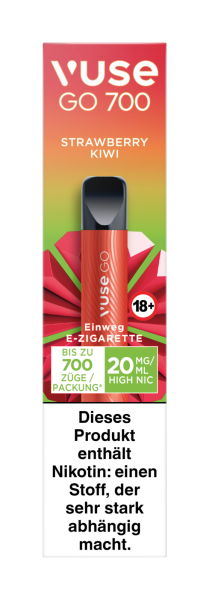Einweg eZigarette Vuse GO Strawberry Kiwi 20mg bis zu 700 Puffs