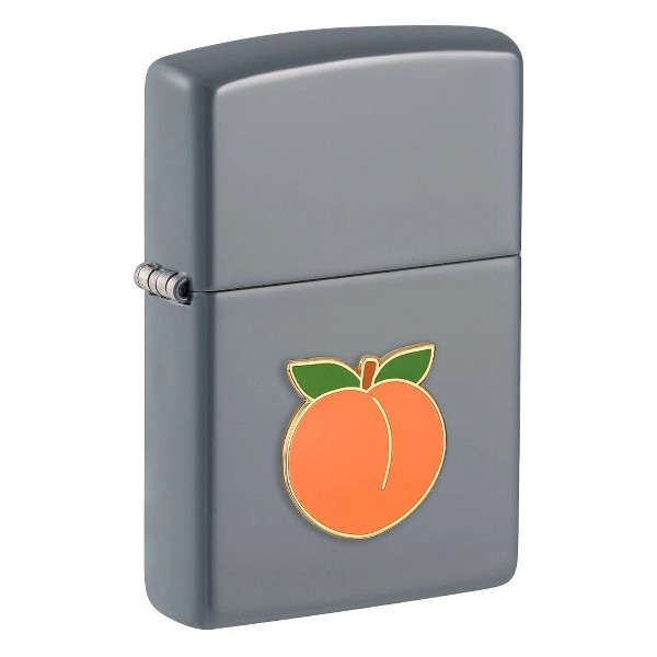ZIPPO flat gray Foodie Peach 2008117