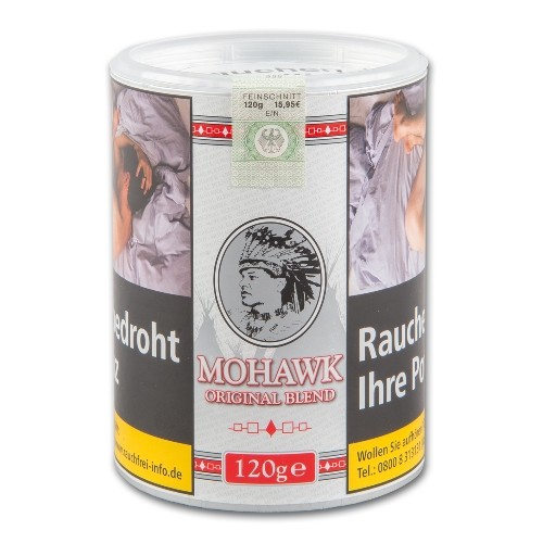 Mohawk Zigarettentabak Original Blend 120 Gramm