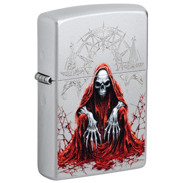 ZIPPO satiniert Reaper Skull Design 60007576