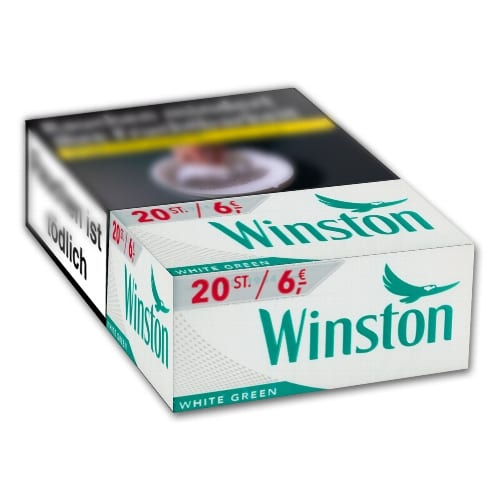 Winston Zigaretten White Green 6,00 Euro (10x20)