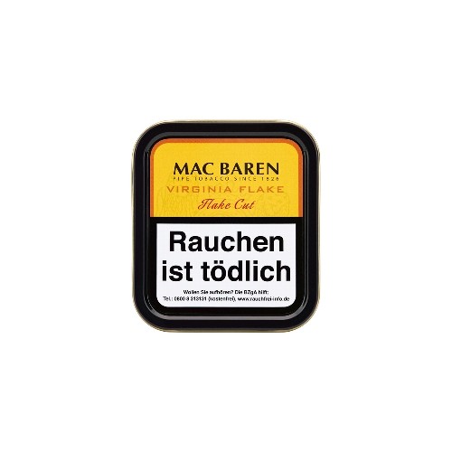 Pfeifentabak Mac Baren Virginia Flake 50 Gramm