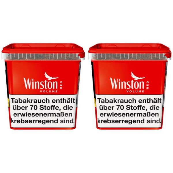 NUR FÜR KURZE ZEIT 2 x Winston Volumentabak Red Titan Box 280 Gramm