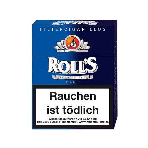 Roll's Blue Naturdeckblatt Filterzigarillos (8x23)