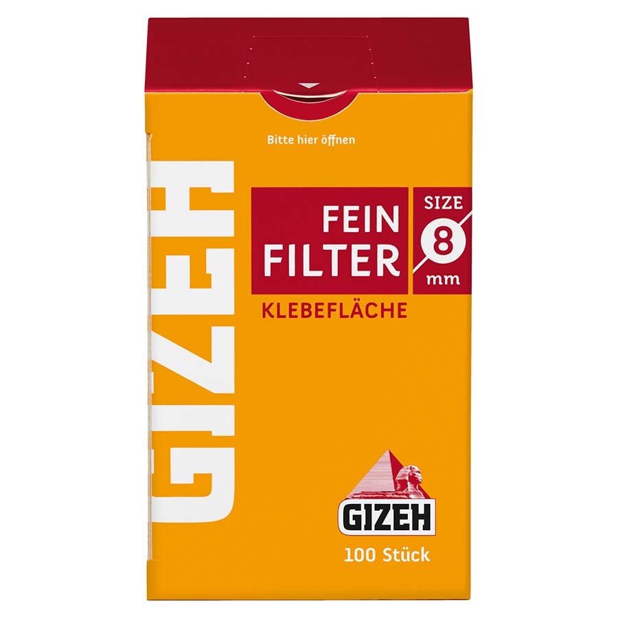 Zigarettenfilter Gizeh Black XL Slim 1 Beutel à 100 Filter Online Kaufen, Für nur 1,40 €