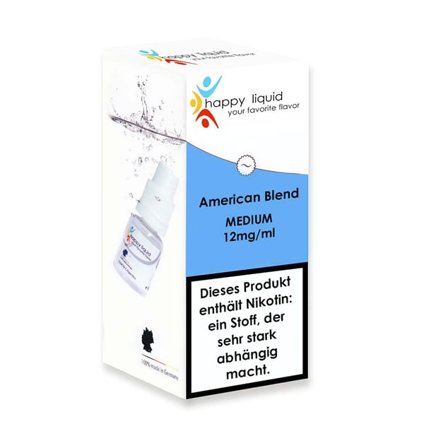 E-Liquid HAPPY American Blend 12 mg