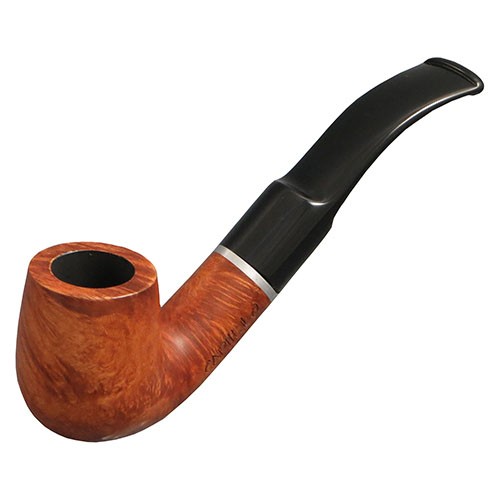 Pfeife Capitello Sport Corteccia aus Bruyèreholz Acryl in orangebraun schwarz
