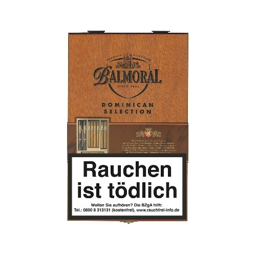 Balmoral Dominican Selection Kollektion 12 Zigarren