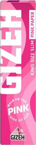 Einzeln GIZEH PINK KING SIZE SLIM