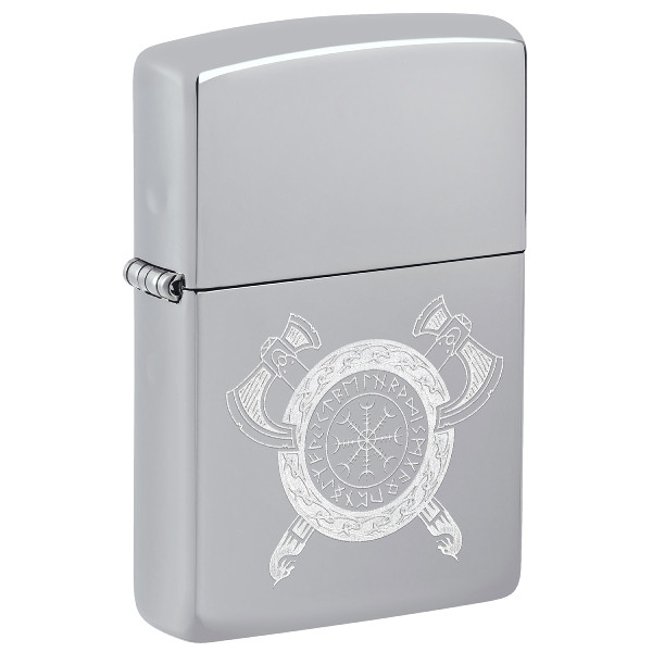 ZIPPO chrom poliert Viking Symbols Design 60007578