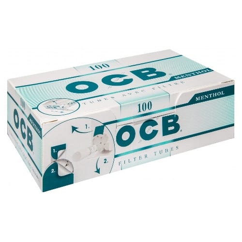 100 Stück Packung OCB Menthol Hülsen Online Kaufen, Für nur 1,35 €