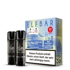 E-Liquidpod ELFBAR Elfa Blackberry Lemon 20 mg 2 Pods