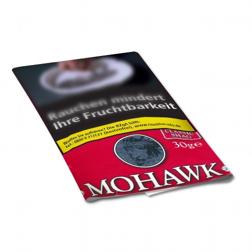 POUCH Mohawk Zigarettentabak Classic Shag 30 Gramm