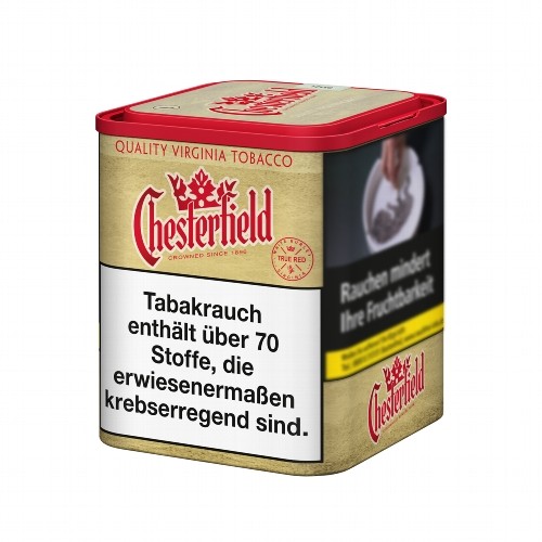 Chesterfield True Red Zigarettentabak ohne Zusätze 95 Gramm