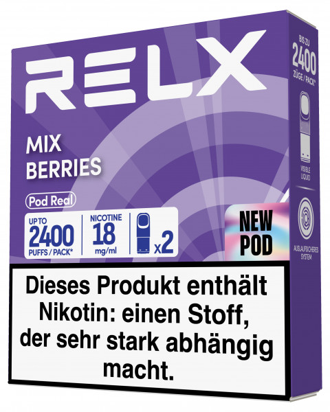 RELX Pod Real Mix Berries 18 mg/ml
