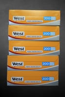 1.000 Stück West Yellow King Size Zigarettenhülsen 1.000 Stück West Yellow King Size Zigarettenhülsen