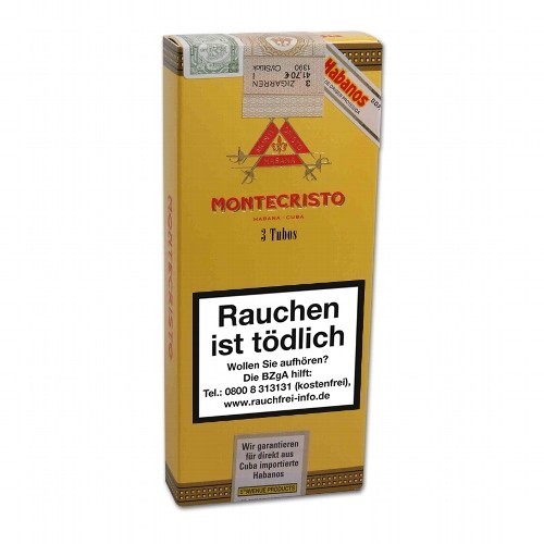 Montecristo Tubos 3 Zigarren