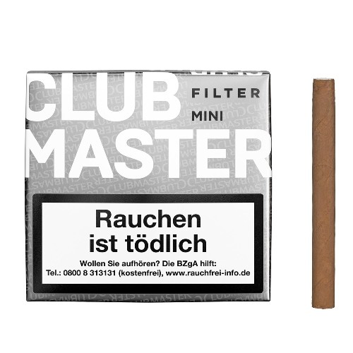 CLUBMASTER Mini Filter White 5 Zigarillos