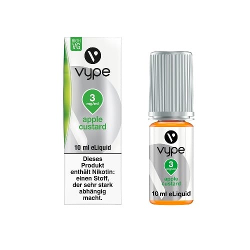E-Liquid VYPE Bottle Apple Custard 3 mg