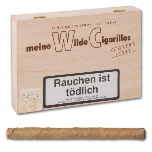 MEINE WILDE Cigarillos Sumatra 50 Zigarillos