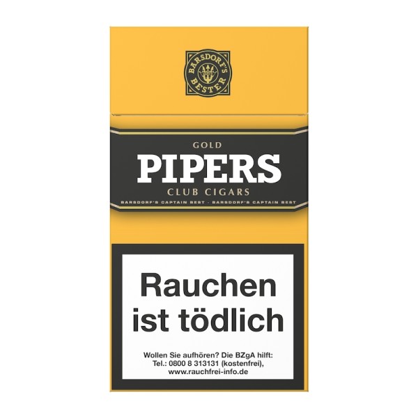 Pipers Little Cigars Vanilla/Gold 100 Zigarillos