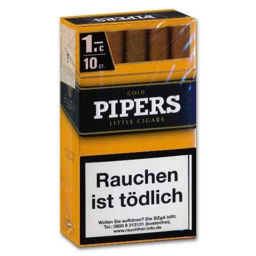 Pipers Little Cigars Vanilla/Gold 100 Zigarillos