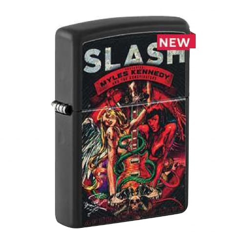 ZIPPO schwarz matt Slash Design 60006375