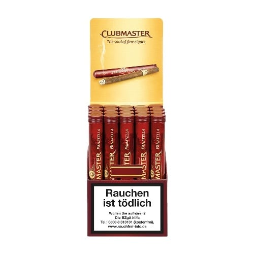 Clubmaster Panatella Red Tubes 20 Zigarren