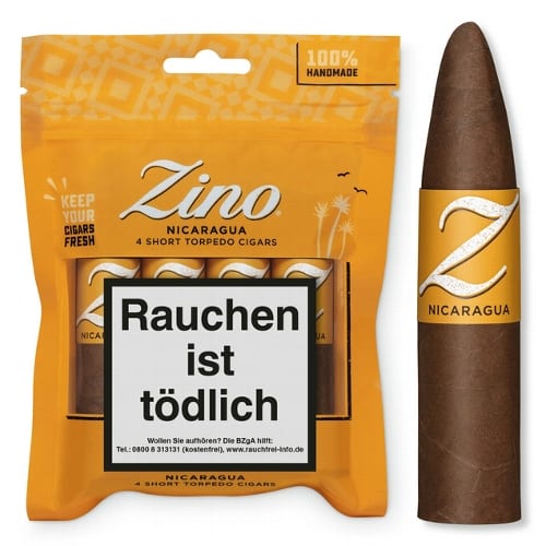 ZINO Nicaragua Short Torpedo 4 Zigarren