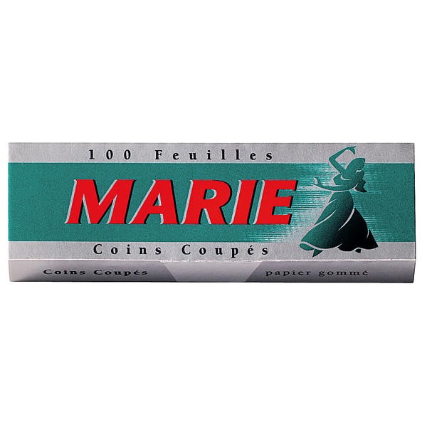 5 Heftchen à 100 Blättchen Zigarettenpapier Marie