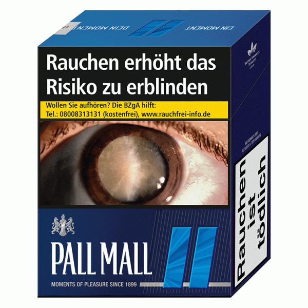 Pall Mall Zigaretten Blue Super (8x33)