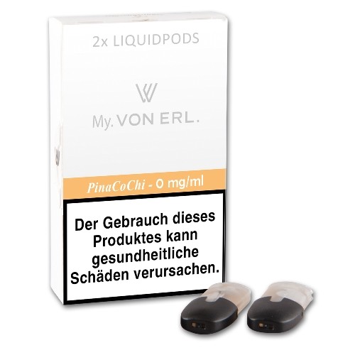 Cartomizer VON ERL. My PinaCoChi nikotinfrei 2 Liquidpods à 2 ml