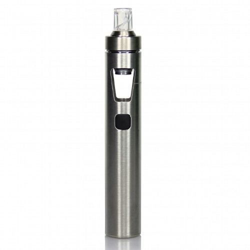 E-Zigarette InnoCigs eGo Aio mit 1.500 mAh 0,6 Ohm aus Edelstahl Pyrexglas in silber